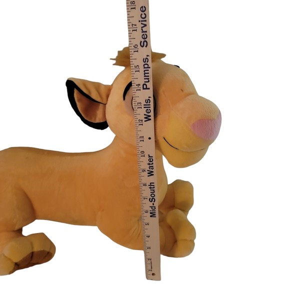 DISNEYS THE LION KING LARGE 20"‎ SIMBA PLUSH  Year 2002 - Picture 6 of 10